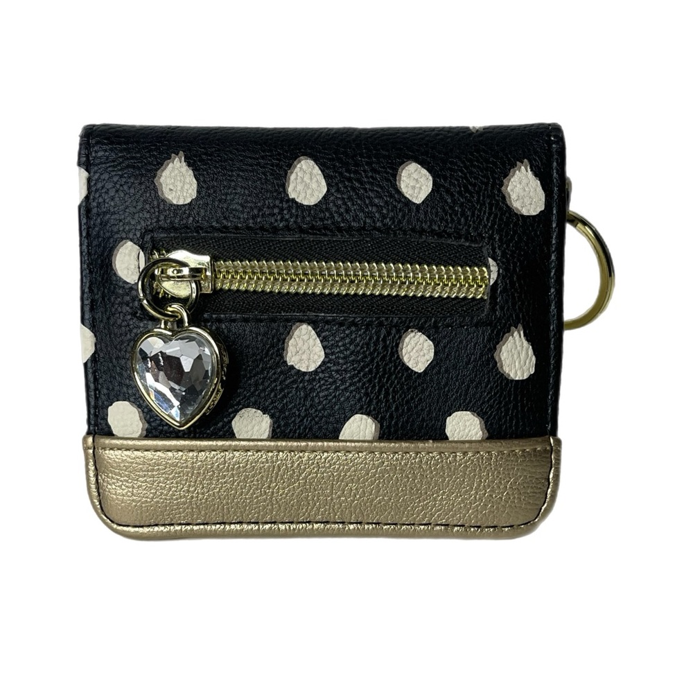 Betsey Johnson Bi-Fold Polka Dot Mini Wallet
